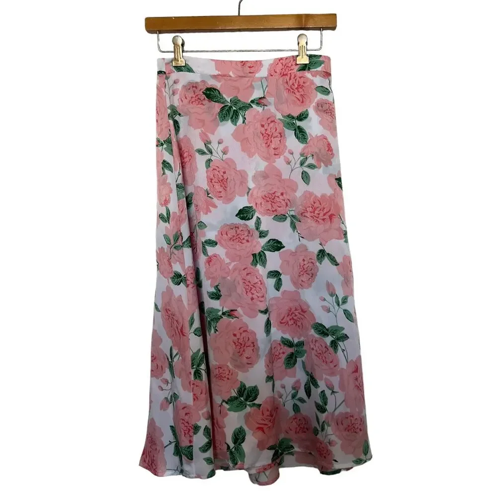 Show Me Your Mumu Moonlight Rose Floral Midi Skirt Size S - Picture 2 of 9